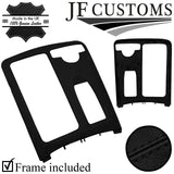BLACK STITCH LEATHER CENTRE CONSOLE TRIM COVER+ FRAME FOR MERCEDES W204 07-14