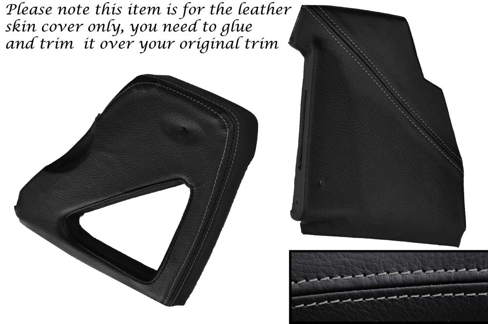 GREY STITCH DASHBOARD SIDE TRIM COVERS FITS LAND ROVER DEFENDER 90 110 83-06