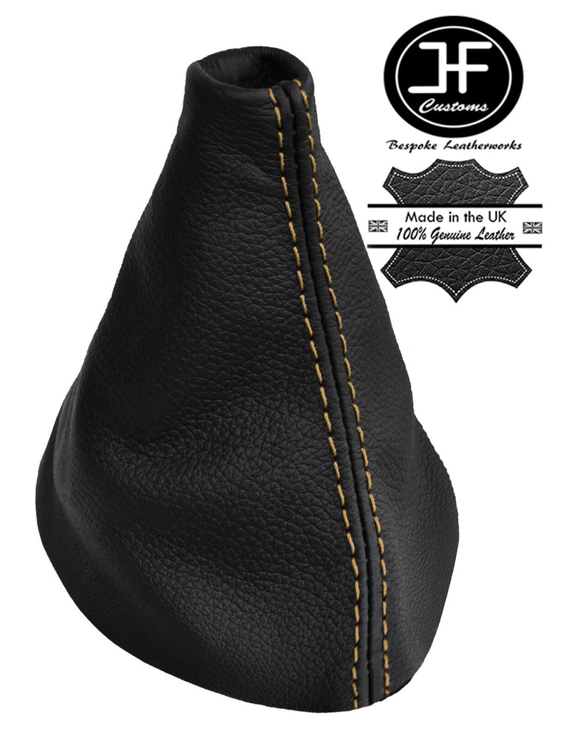 CREAM STITCHING REAL LEATHER MANUAL GEAR GAITER FITS MG TF MGTF MK2 2000-2006