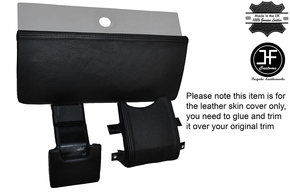 BLACK STITCHING 3X DASH TRIM LEATHER SKIN COVERS FITS VW BEETLE CLASSIC 1303