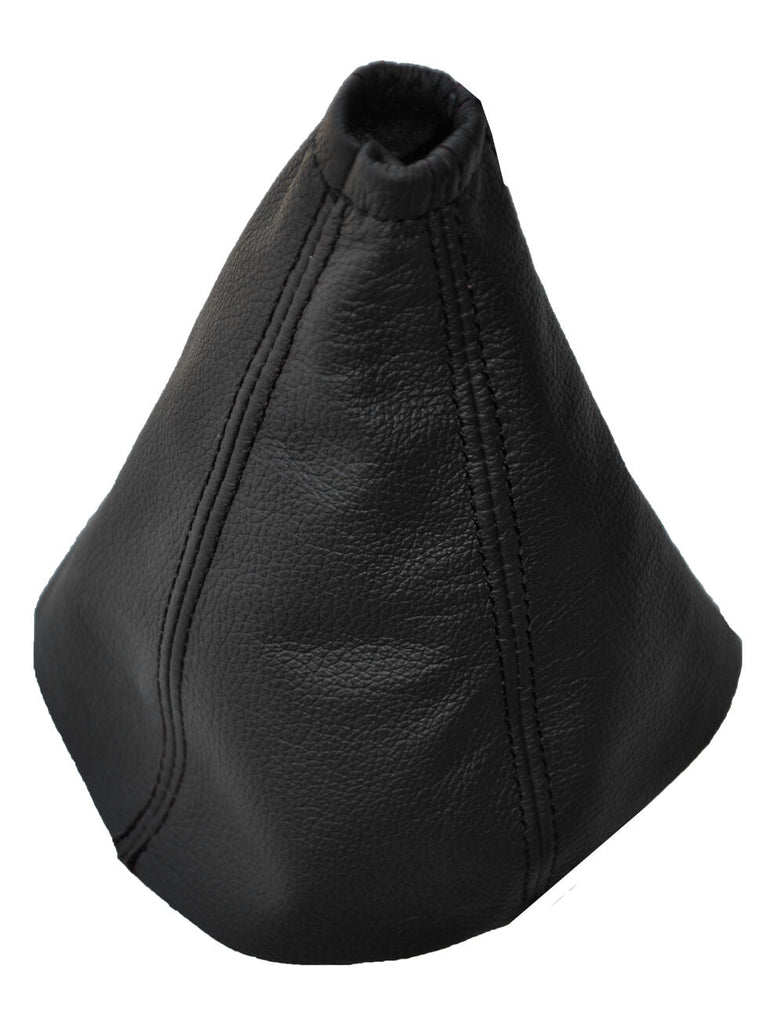 BLACK STITCH FITS FORD S-MAX MPV GEAR GAITER 2006-2010 REAL LEATHER CUSTOM NEW