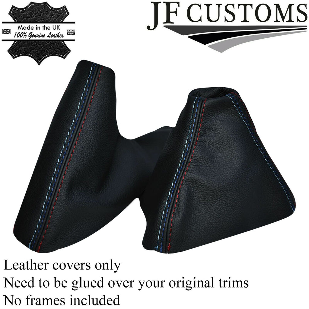 FITS BMW Z3 GEAR & HANDBRAKE GAITER SHIFT BOOT SET LEATHER TRI STITCHING