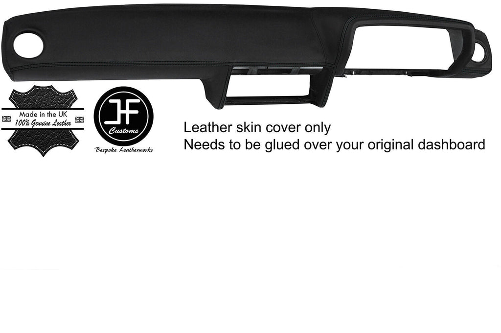 BLACK STITCH DASH DASHBOARD REAL LEATHER COVER FOR TALBOT HILLMAN AVENGER MK2