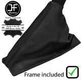 BLACK STITCH REAL LEATHER HANDBRAKE+METAL WIRE FRAME FOR CORVETTE C5 97-04