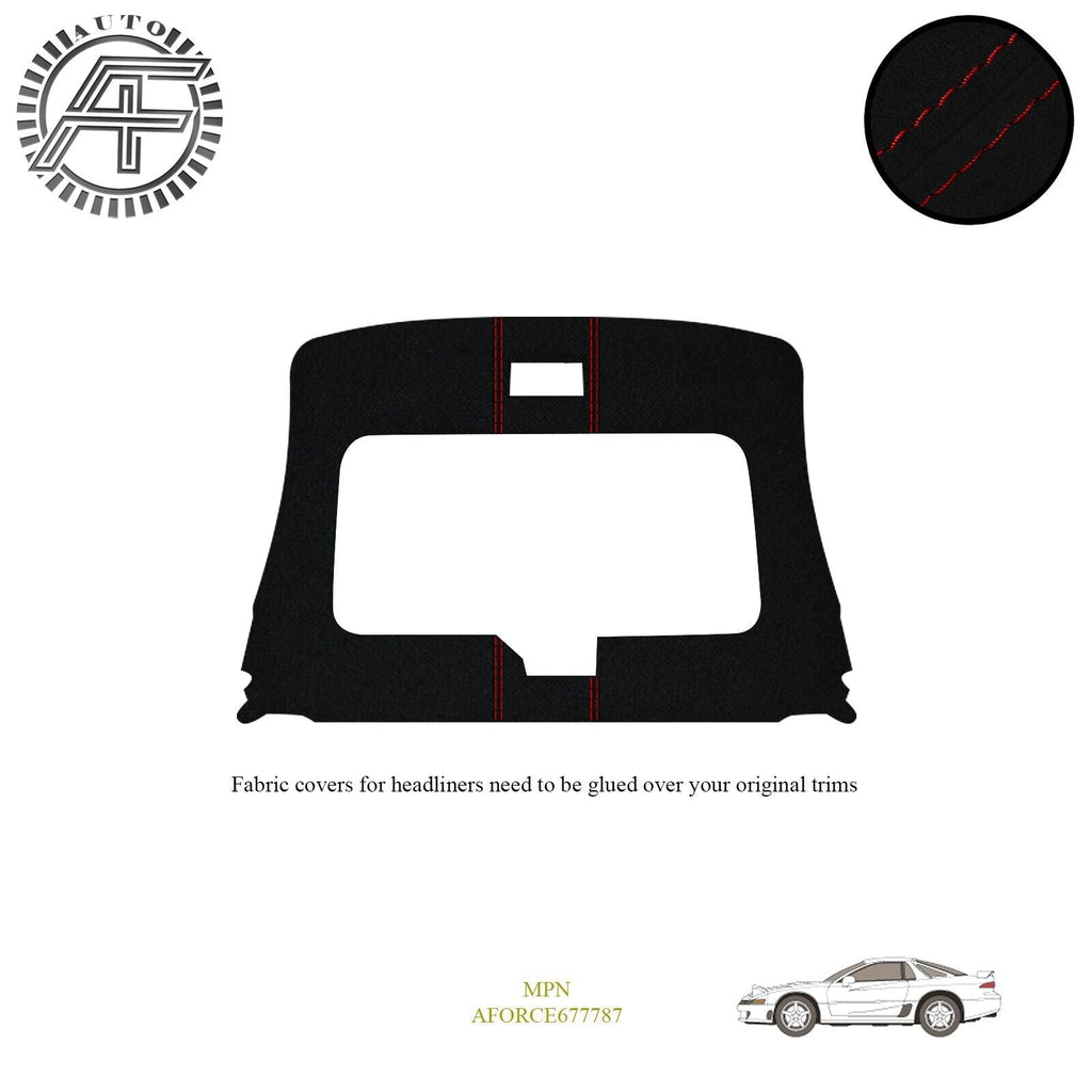 LUXE SUEDE HEADLINER COVER FITS MITSUBISHI 3000GT/GTO MK1 2-DOOR + SUNROOF 90-93