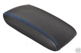 FITS HONDA CIVIC&TYPE R 96-00 BLACK ARM REST COVER BLUE ST CUSTOM NEW MADE IN UK