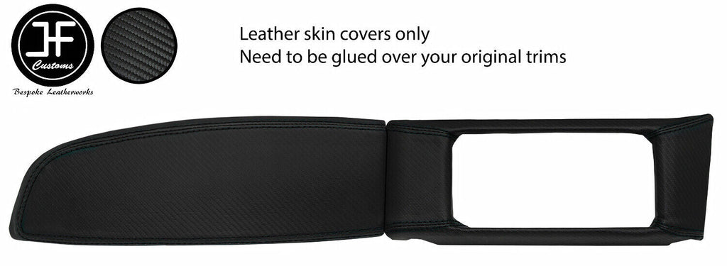 BLACK STITCH DASH TRIM CARBON VINYL COVERS FOR TOYOTA GT86 SUBARU BRZ 2012-2018