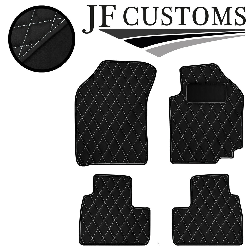 WHITE DIAMOND VINYL 4XTAILORED FLOOR CARPET FOR SUZUKI SWIFT AUTO 05-10 JF1