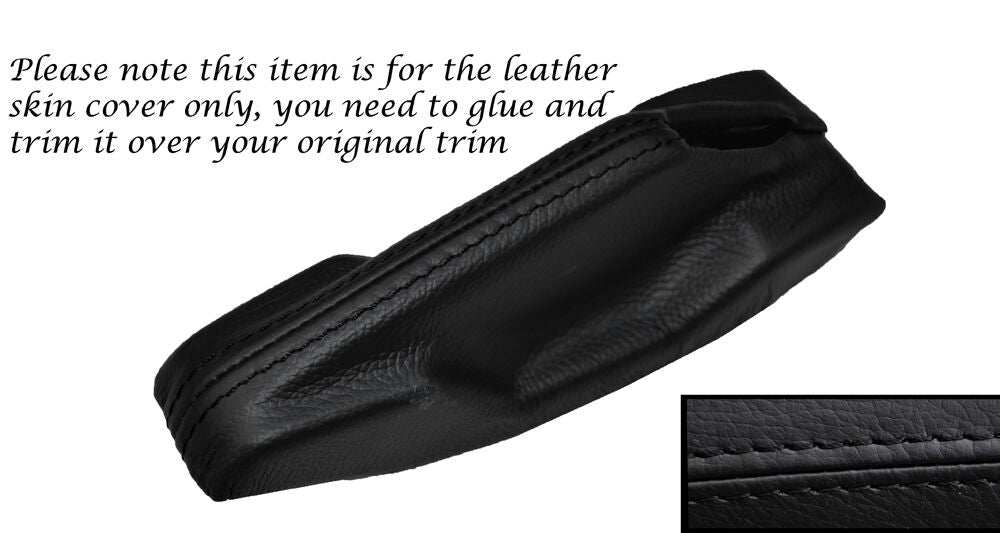 BLACK STITCH HANDBRAKE TRIM SKIN COVER FITS VW GOLF MK1 JETTA CADDY SCIROCCO