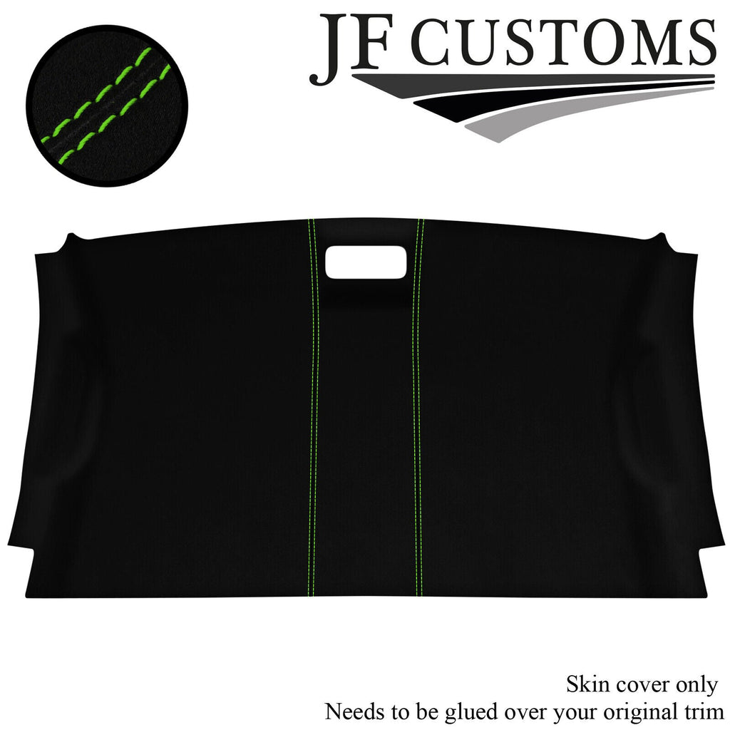 GREEN STITCH SUEDE FRONT ROOF HEADLINER FOR FORD TRANSIT CONNECT 02-13