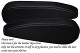 white stitch FITS CITROEN C4 PICASSO 2006+ 2X FRONT SEATS ARMREST LEATHER COVER