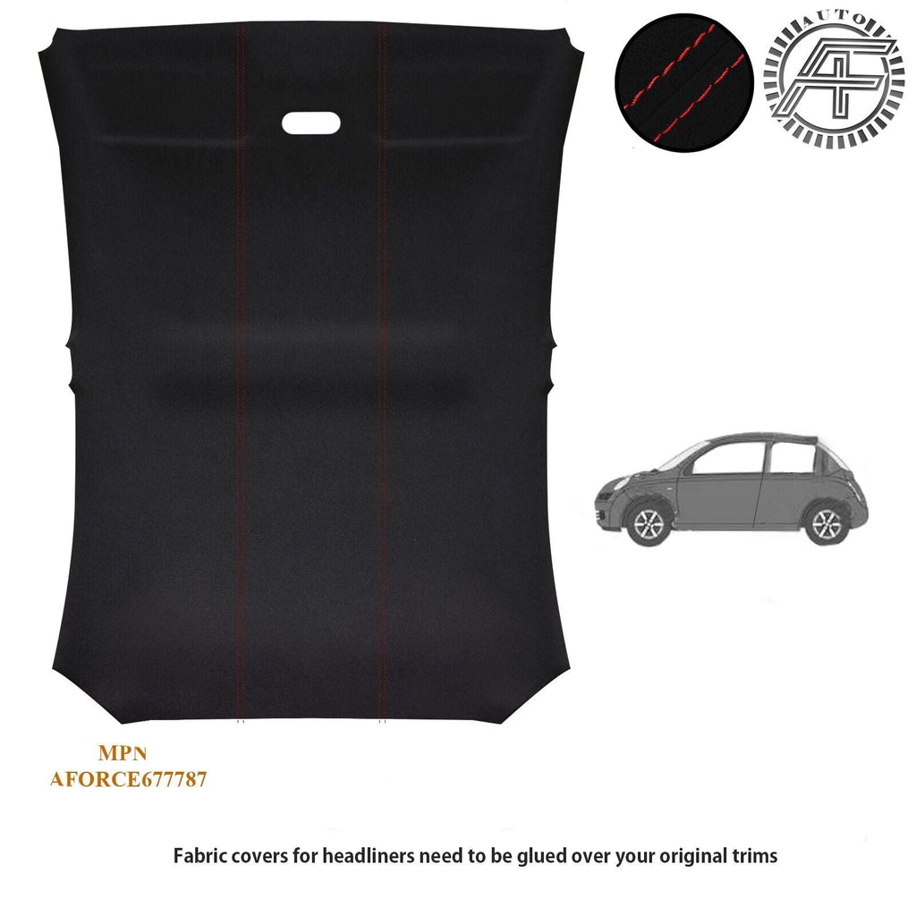 LUXE SUEDE HEADLINER COVER FITS NISSAN MICRA K12 5 DOOR HATCHBACK 2002-2010