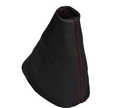 red stitch FITS LOTUS EVORA 2009+ LEATHER GEAR GAITER CUSTOM NEW MADE IN UK