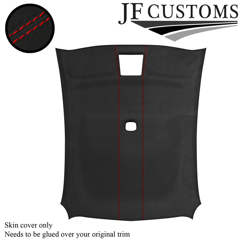 RED STITCH D GREY SUEDE ROOF HEADLINER COVER FOR MITSUBISHI LANCER EVO 7 8 9