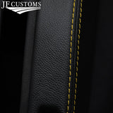 YELLOW STI. LEATHER CENTRE CONSOLE TRIM COVER FOR TOYOTA MR2 MK3 ROADSTER 00-05