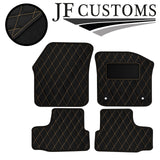 CREAM DIAMOND STITCH VINYL 4X TAILORED FLOOR CARPET FOR SEAT MII 11-21 JF1