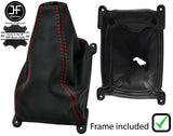 RED STITCH LEATHER MANUAL GEAR+PLASTIC FRAME FITS HONDA PRELUDE 1997-2001
