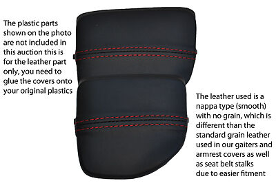 red stitch FITS MAZDA MX5 MK2 01-05 MIATA CENTRE CONSOLE CUP HOLDER COVER SKIN