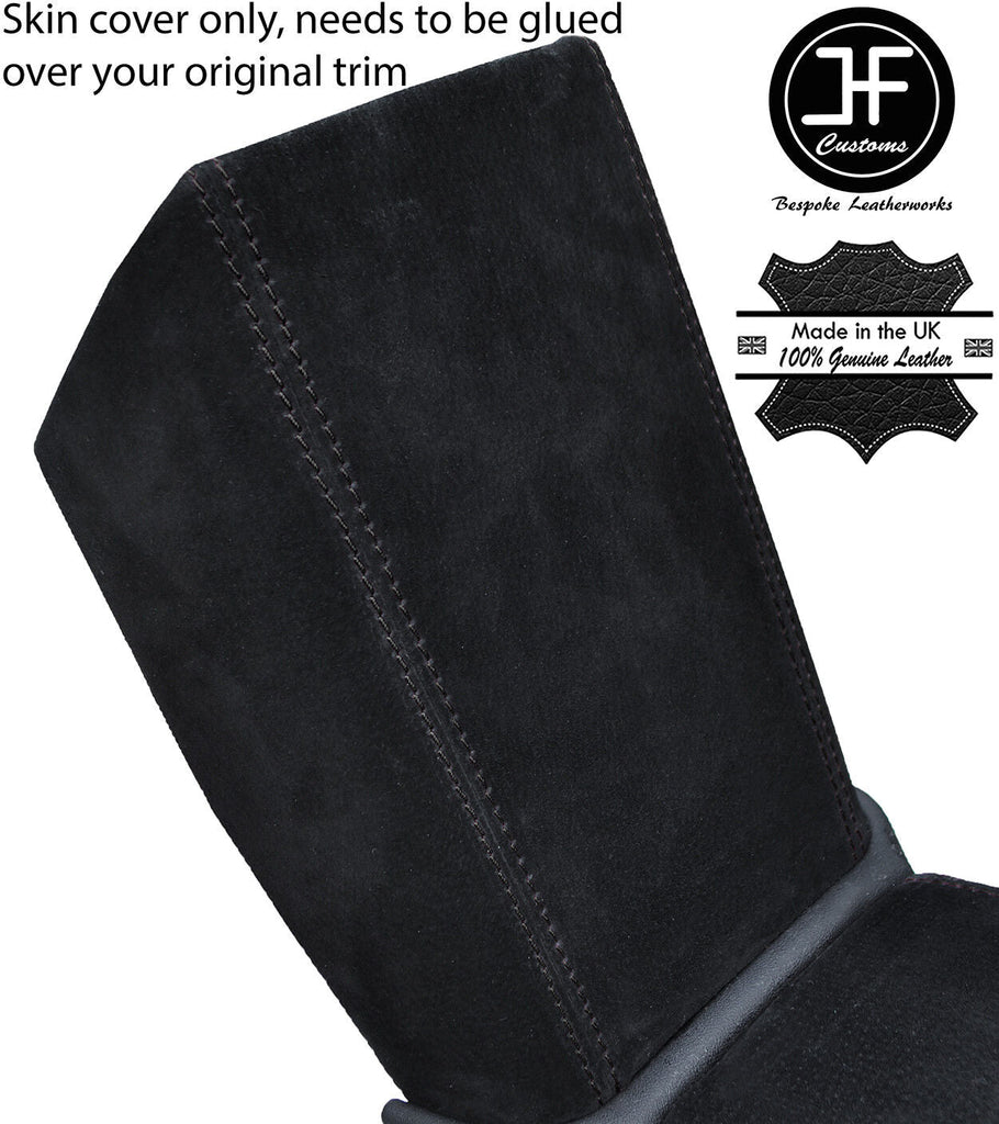 BLACK STITCHING REAR STORAGE LID SUEDE COVER FITS MERCEDES SLK R171 2004-2011