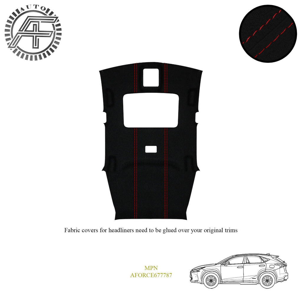LUXE SUEDE HEADLINER COVER FITS LEXUS NX 5 DOOR SUV 2015-2021 MADE IN UK
