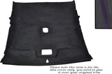 PURPLE STITCH ROOF LINING HEADLINING LUXE SUEDE SKIN COVER FOR NISSAN 200 SX S14