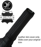 BLACK STITCH LEATHER HANDBRAKE HANDLE COVER FITS ALFA ROMEO 156 1998-2002