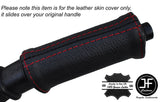 RED STITCH HANDBRAKE HANDLE LEATHER SKIN COVER FITS ALFA ROMEO 155 1992-1998
