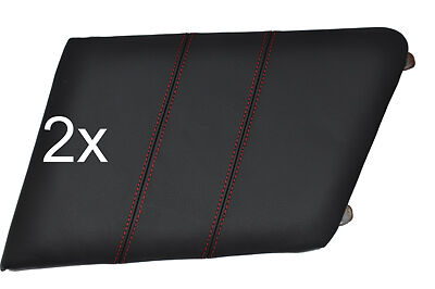 red stitchin FITS TOYOTA SUPRA 86-93 MK3 MKIII 2X REAR PANEL LEATHER TRIM COVERS