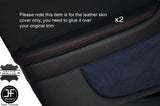 RED STITCH 2X FRONT DOOR ARMREST LEATHER SKIN COVERS FITS PONTIAC GTO 04-06