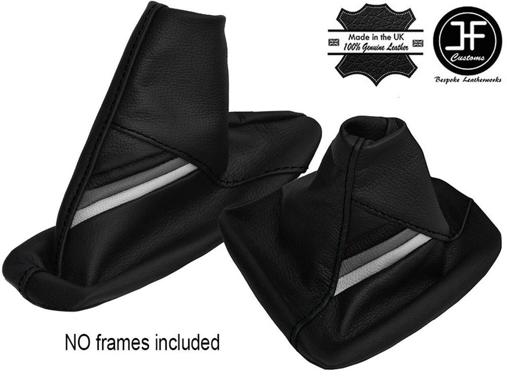BLACK STITCH TRI STRIPES GEAR & HANDBRAKE GAITER FITS BMW Z3 1995-2004