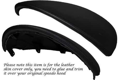 BLACK STITCH FITS NISSAN 300ZX Z32 1990-1996 INSTRUMENT GAUGE HOOD SPEEDO COVER
