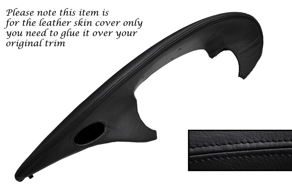 BLACK STITCH DASH SPEEDO INSTRUMENT LEATHER SKIN COVER FITS PORSCHE 986 BOXSTER