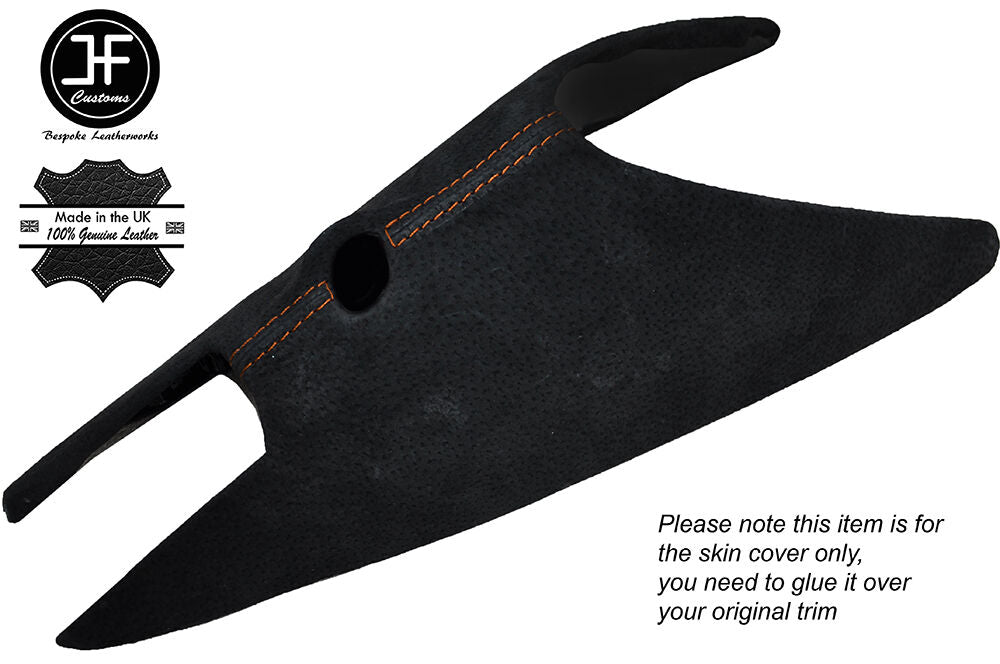ORANGE STITCH CONSOLE REAR SECTION SUEDE COVER FITS LOTUS ELISE EXIGE S2 05-12