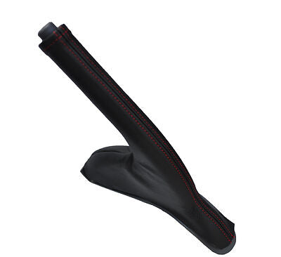 red stitch FITS HYUNDAI TUCSON 04-12 LEATHER HANDBRAKE GAITER CUSTOM NEW