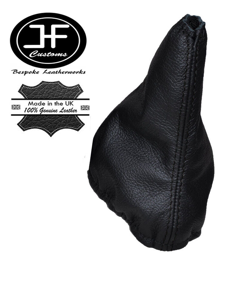 BLACK STITCHING LEATHER GEAR GAITER FITS MERCEDES G-CLASS CUSTOM NEW MADE IN UK