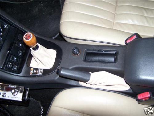 FITS MG MGF MK1 CREAM LEATHER GEAR & HANDBRAKE SET 95-99 CUSTOM NEW MADE IN UK
