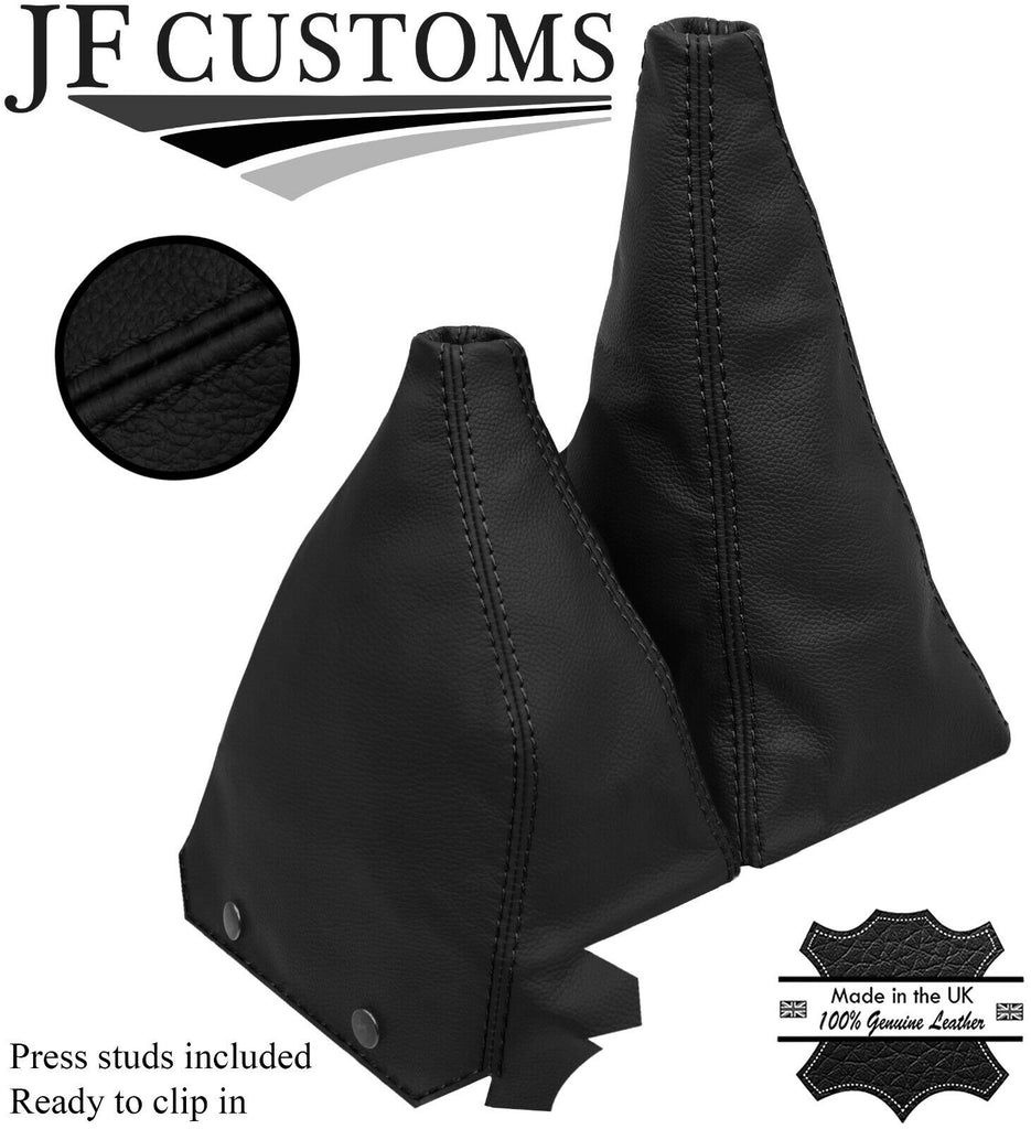 BLACK STITCH TOP GRAIN LEATHER MANUAL GEAR +HI LOW GAITER FOR NISSAN PATROL Y60