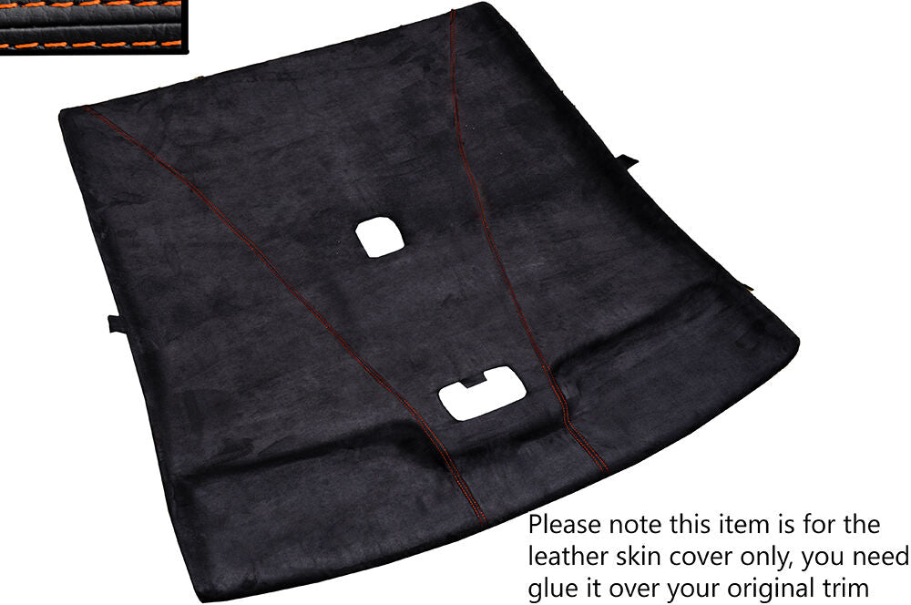 ORANGE STITCH ROOF HEADLINING LUXE SUEDE SKIN COVER FOR NISSAN SKYLINE R33 93-98