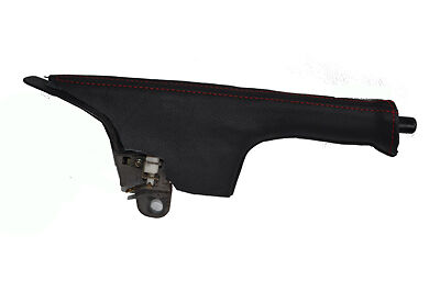 FITS HONDA BEAT LEATHER HANDBRAKE GAITER red stitching CUSTOM NEW MADE IN UK