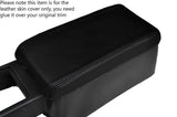 BLACK STITCHING ARMREST LID LEATHER SKIN COVER FITS MAZDA RX7 FC 1986-1987