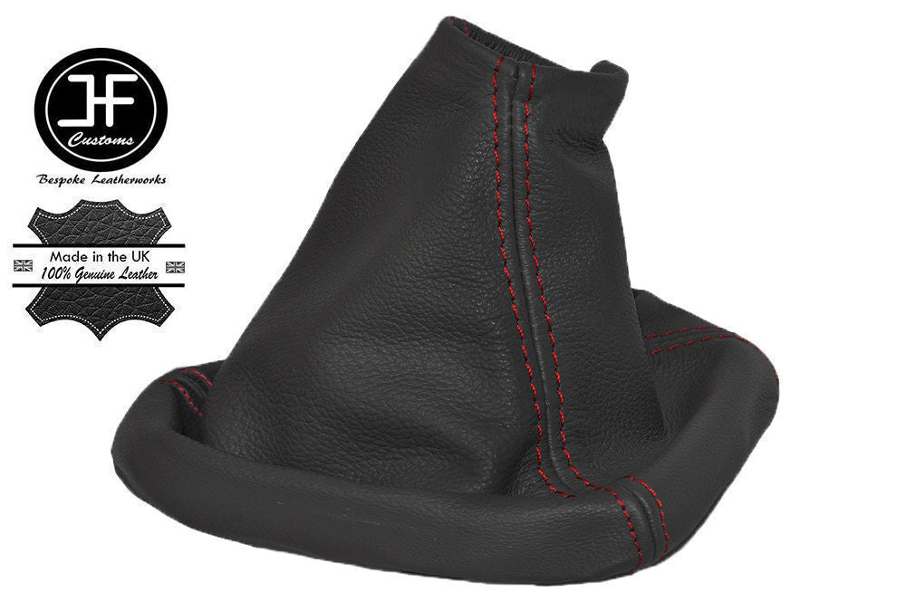 RED STITCH GREY LEATHER FITS MERCEDES E CLASS W211 MANUAL GEAR GAITER 03-06