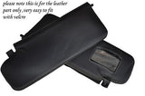 GREY STITCH FITS HONDA S2000 99-09 2X SUN VISORS LEATHER COVERS CUSTOM NEW