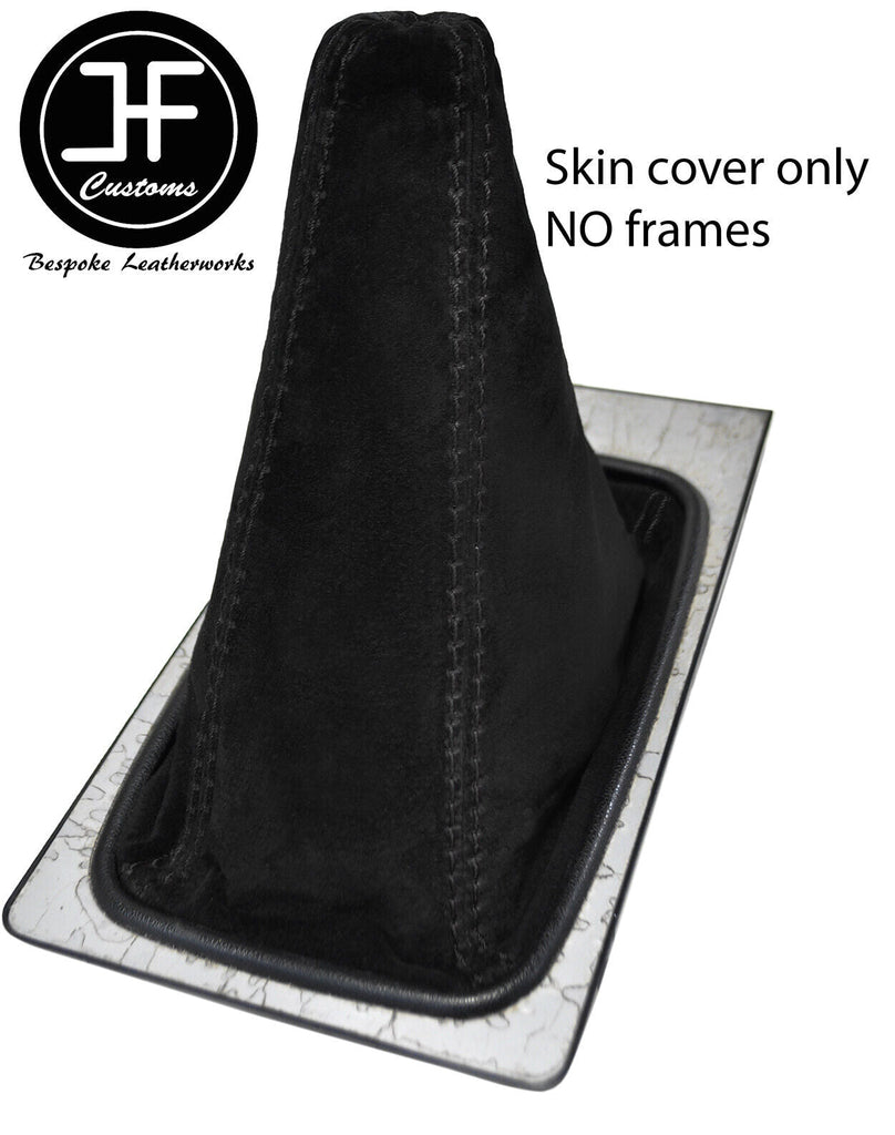 BLACK STITCH REAL SUEDE  MANUAL GEAR GAITER FITS NISSAN 300ZX Z31 84-89
