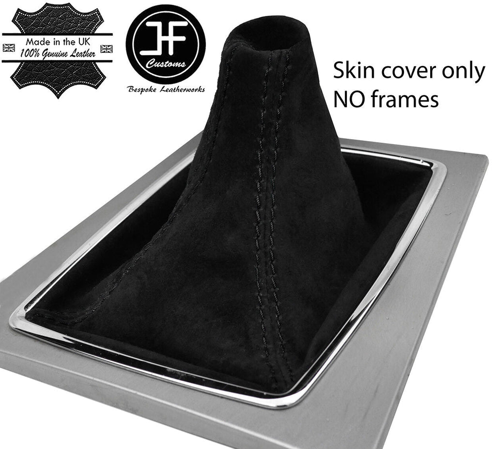 BLACK STITCH SUEDE GEAR GAITER FOR MERCEDES E CLASS W207 A207 C207 2009-2016