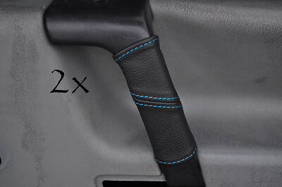 blue stitch FITS VW T4 TRANSPORTER CARAVELLE CAMPER 2X DOOR HANDLE COVERS