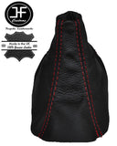RED STITCH MANUAL LEATHER GEAR GAITER FITS SEAT IBIZA CORDOBA 6K2 6K5 99-02