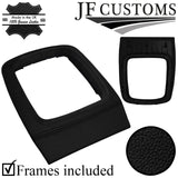 BLACK LEATHER GEAR TRIM + SURROUND COVERS + FRAMES FOR FORD MONDEO 07-10