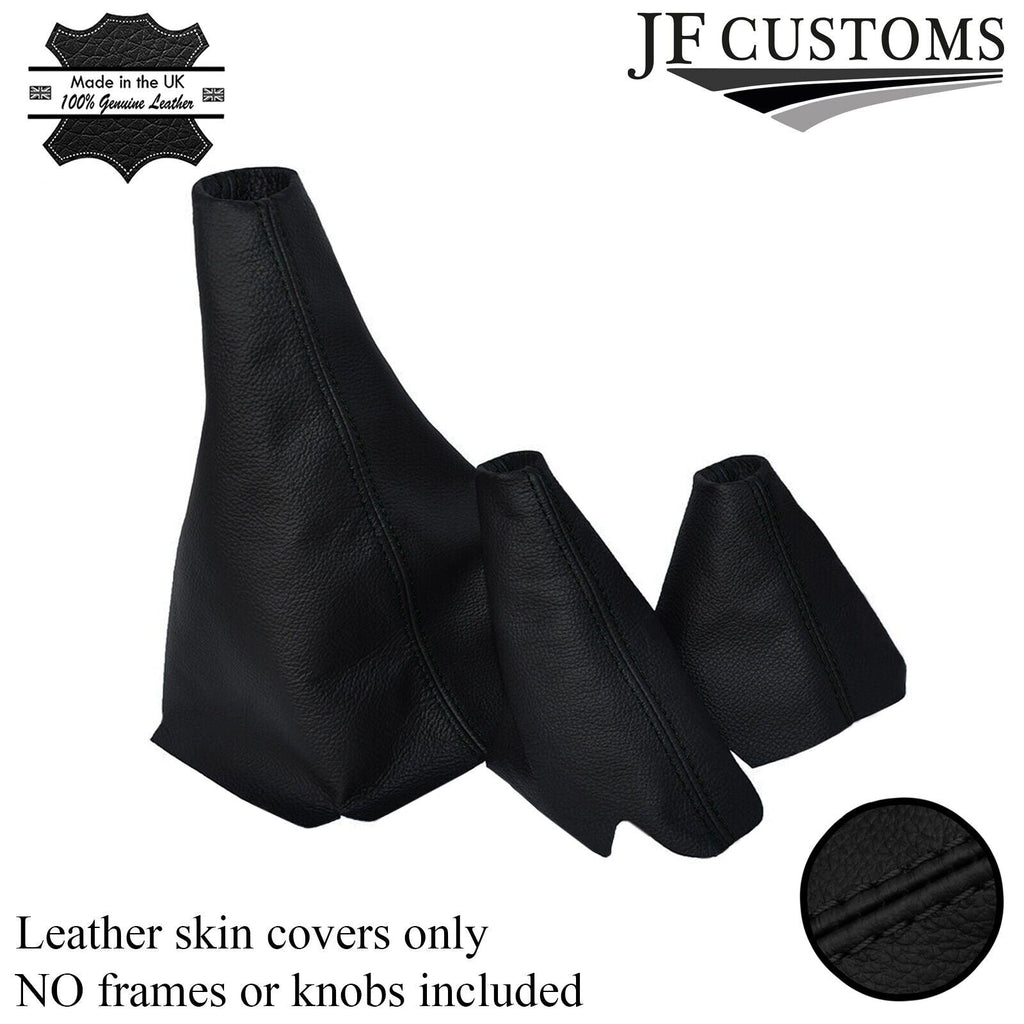 BLACK STITCHING LEATHER GEAR HI LOW HANDBRAKE FOR LAND ROVER DISCOVERY MK1 MK2