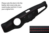 RED STITCH DASH DASHBOARD LEATHER COVER FITS AUSTIN NASH METROPOLITAN CUSTOM NEW