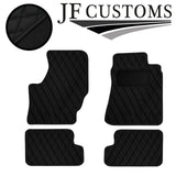 BLACK DIAMOND STITCH VINYL 4XTAILORED FLOOR CARPET FOR NISSAN 200SX 89-94 JF1